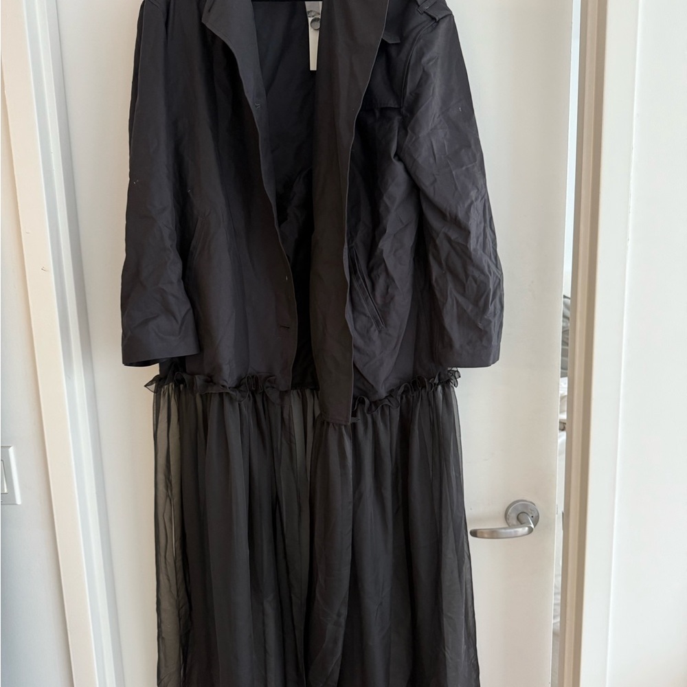 Nensi Dojaka Hybrid trench coat